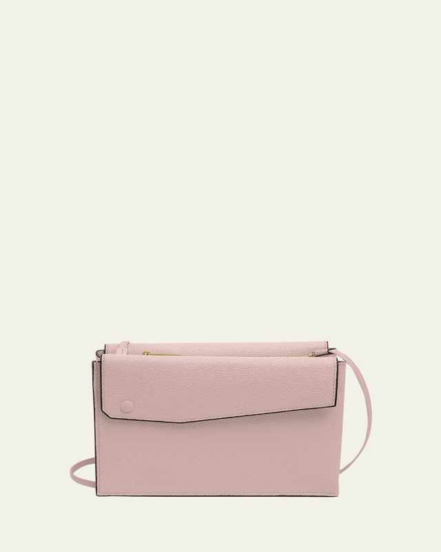 Trio Pouch Calfskin Crossbody Bag